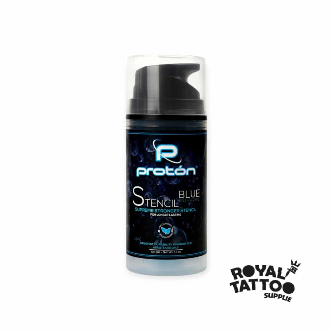 Stencil Proton blue